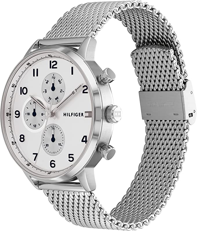 Casual Watch with Stainless Steel Mesh Bracelet | Tommy Hilfiger