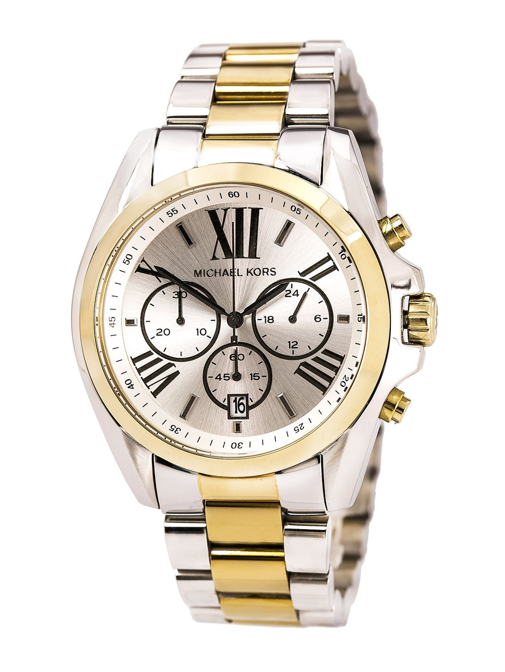 Michael Kors Women’s Quartz Stainless Steel Silver Dial 39mm Watch MK5855
