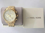 Michael Kors Men’s Stainless Steel Gold Dial 44mm Watch MK8579