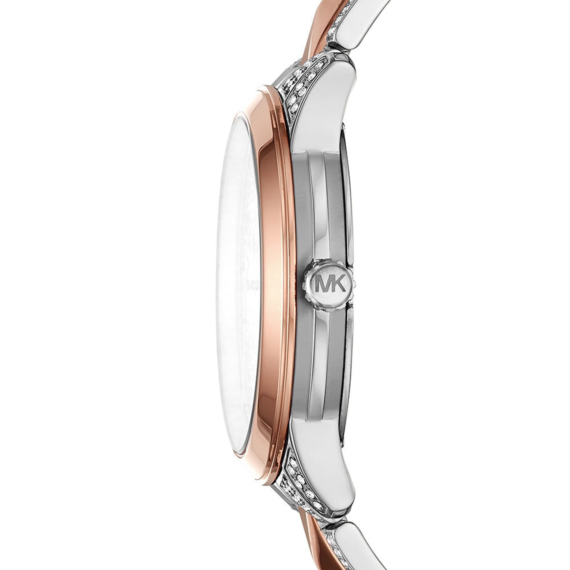 Michael Kors Women’s Quartz Stainless Steel Silver Crystal Dial 38mm Watch MK6716