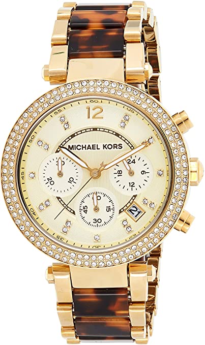 MICHAEL KORS Parker Chronograph Gold Dial Ladies Watch MK5688