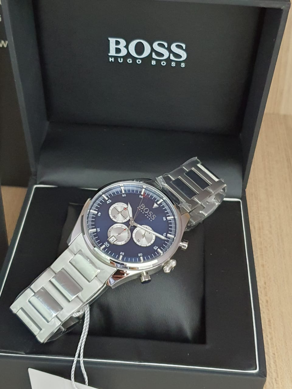 Hugo Boss Men’s Chronograph Quartz Stainless Steel 44mm Watch 1513713
