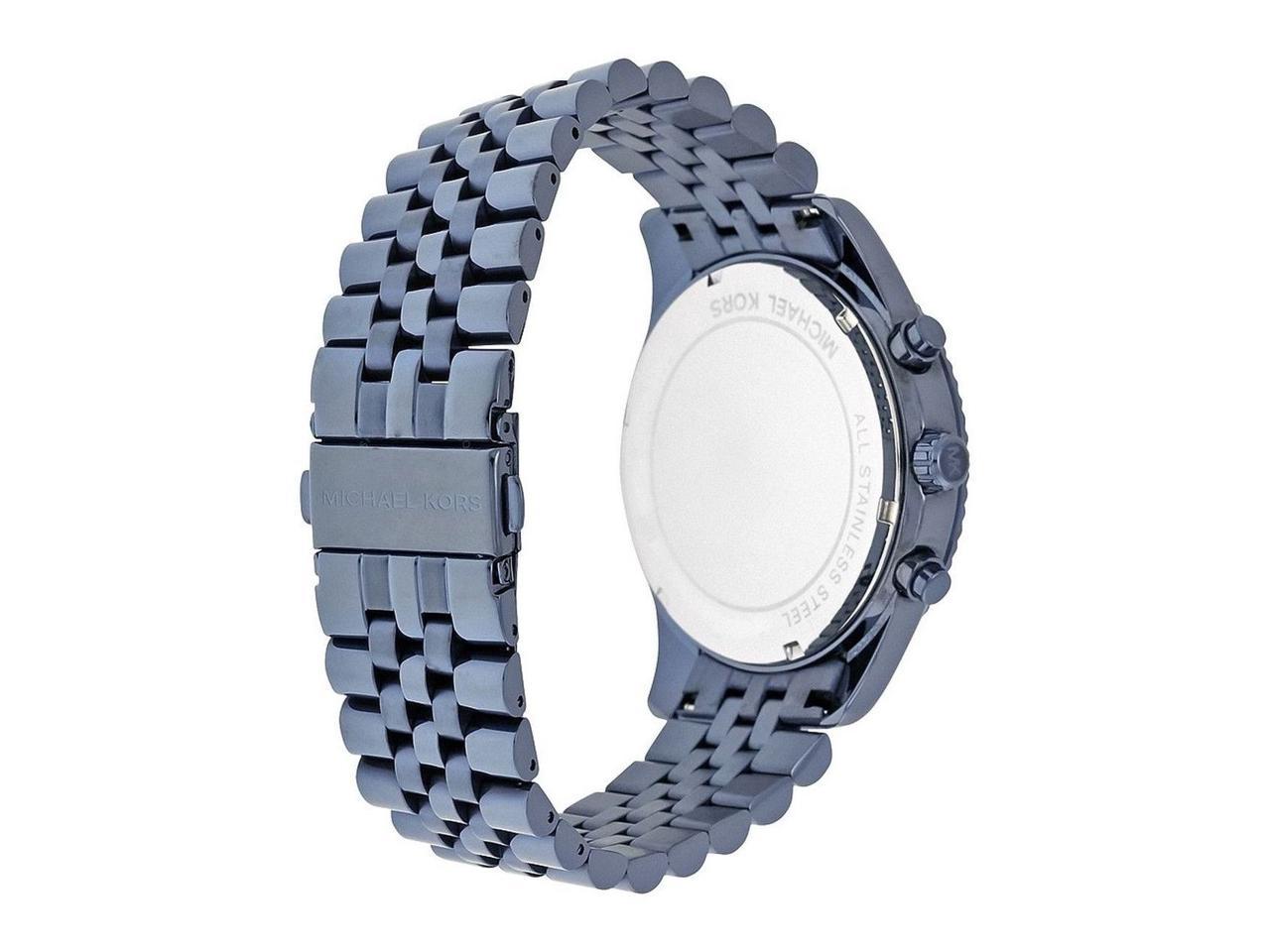 Michael Kors Men’s Quartz Stainless Steel Blue Dial 44mm Watch MK8480