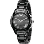 Emporio Armani Women’s Quartz Stainless Steel Black Dial 38mm Watch AR1401