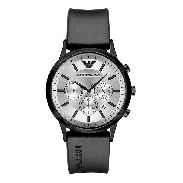 EMPORIO ARMANI Chronograph Quartz Silver Dial Men’s Watch AR11048 Main Image