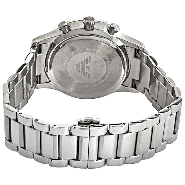 Emporio Armani Men’s Chronograph Stainless Steel Black Dial 44mm Watch AR11208 Main Image