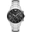 Emporio Armani Men’s Chronograph Stainless Steel Black Dial 44mm Watch AR11208