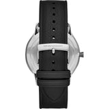 Emporio Armani Men’s Quartz Leather Strap Black Dial 44mm Watch AR11210