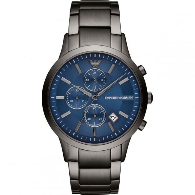 EMPORIO ARMANI Armani Renato Chronograph Quartz Blue Dial Men's Watch AR11215 Hover Image