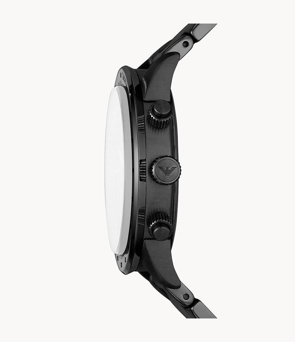 Emporio Armani Men’s Quartz Stainless Steel Black Dial 43mm Watch AR11242