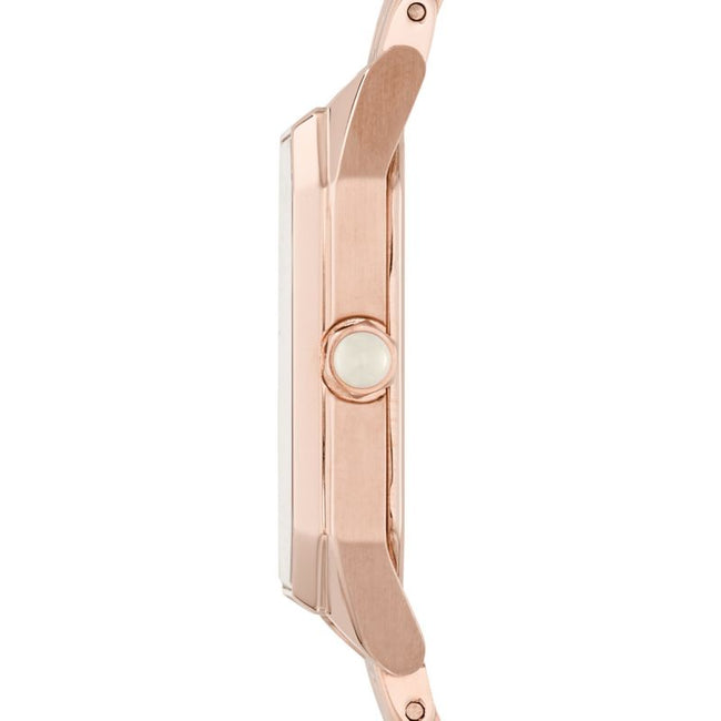 Emporio Armani Women’s Quartz Rose Gold Stainless Steel Mother of Pearl Dial 24mm Watch AR11389 Main Image
