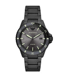 Emporio Armani Men’s Quartz Stainless Steel Grey Dial 42mm Watch AR11398