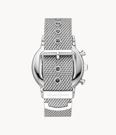 Emporio Armani Men’s Chronograph Quartz Stainless Steel Black Dial 46mm Watch AR11429