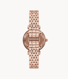 Emporio Armani Women’s Quartz Rose Gold Stainless Steel Silver Dial 32mm Watch AR11446