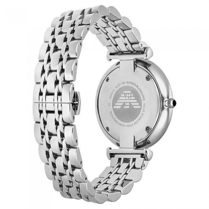 Emporio Armani Men’s Stainless Steel Black Dial 40mm Watch AR1676