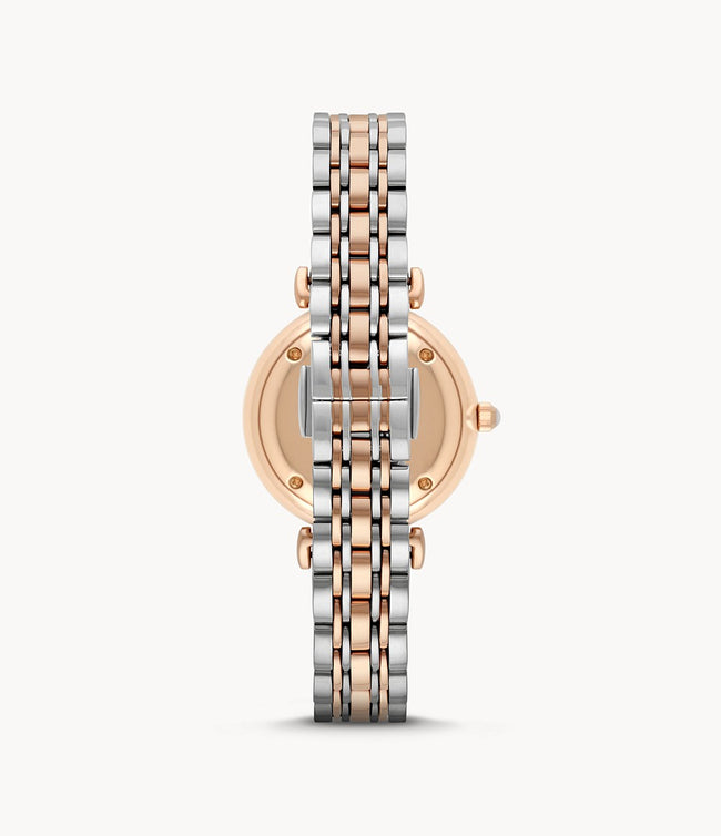 Emporio Armani Women’s Analog Stainless Steel White Dial 32mm Watch AR1926 Main Image