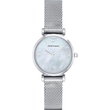 Emporio Armani Women’s Analog Stainless Steel Mother of Pearl Dial 32mm Watch AR1955