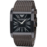 Emporio Armani Men’s Quartz Stainless Steel Black Dial 36mm Watch AR2028