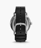 Emporio Armani Men’s Automatic Leather Strap Black Dial 43mm Watch AR60026