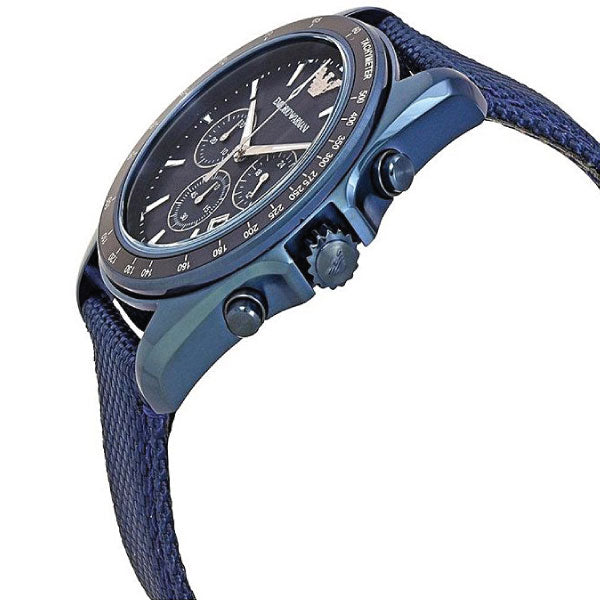 Emporio Armani Men’s Chronograph Quartz Blue Dial 44mm Watch AR6132