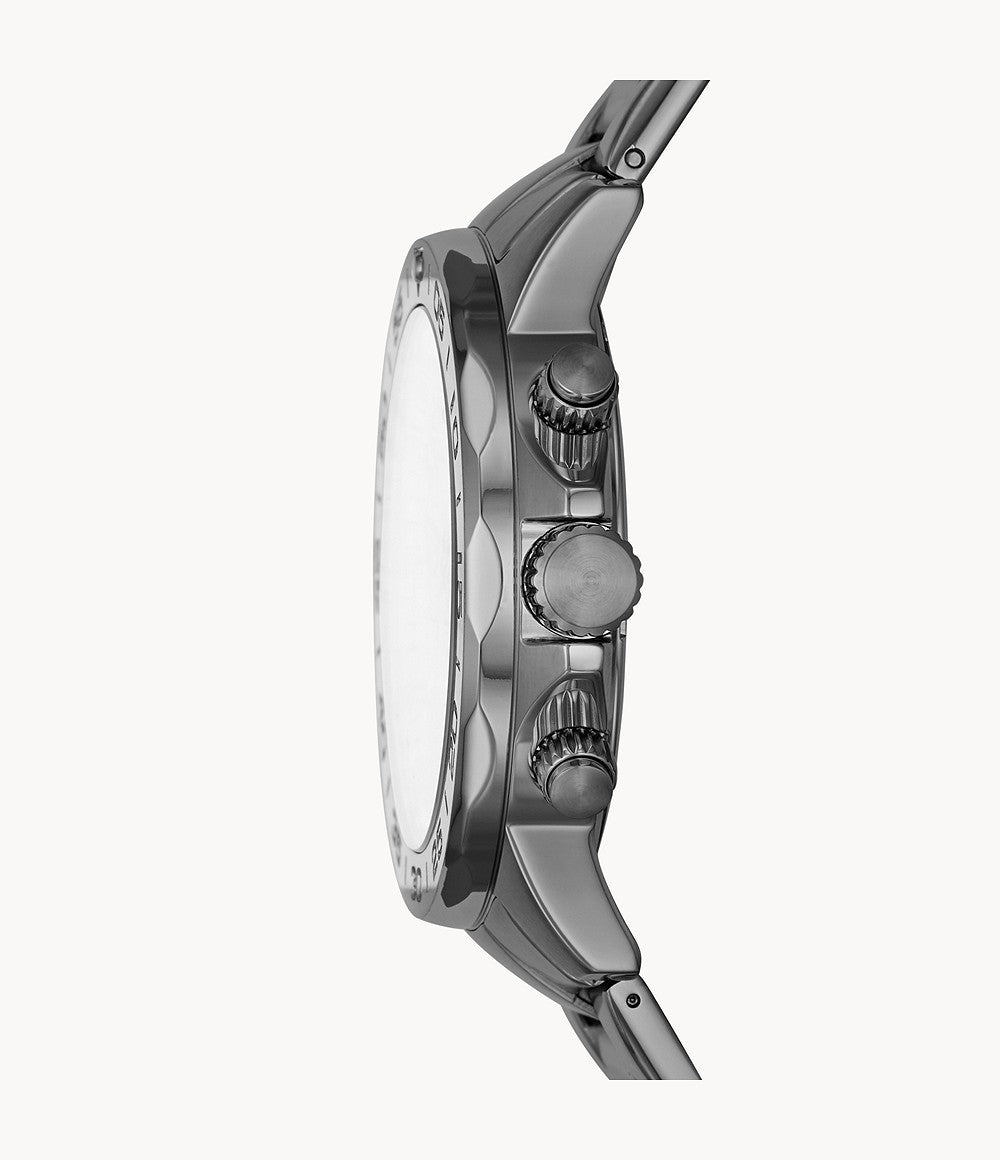 Fossil Men’s Chronograph Stainless Steel Grey Dial 45mm Watch BQ2491