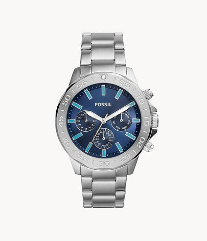 Fossil Men’s Chronograph Quartz Stainless Steel Blur Dial 45mm Watch BQ2503