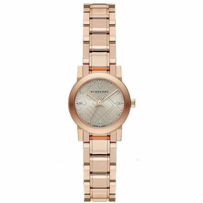Burberry BU9215 Heritage Rose Gold Swiss Made Womens Watch Hover Image