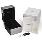 Emporio Armani Men’s Quartz Stainless Steel White Dial 41mm Watch AR80014