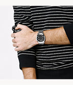 Fossil Men’s Chronograph Quartz Stainless Steel Black Dial 44mm Watch FS4736