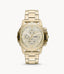 FOSSIL Dean Chronograph Champagne Dial Gold-tone Men's Watch FS4867