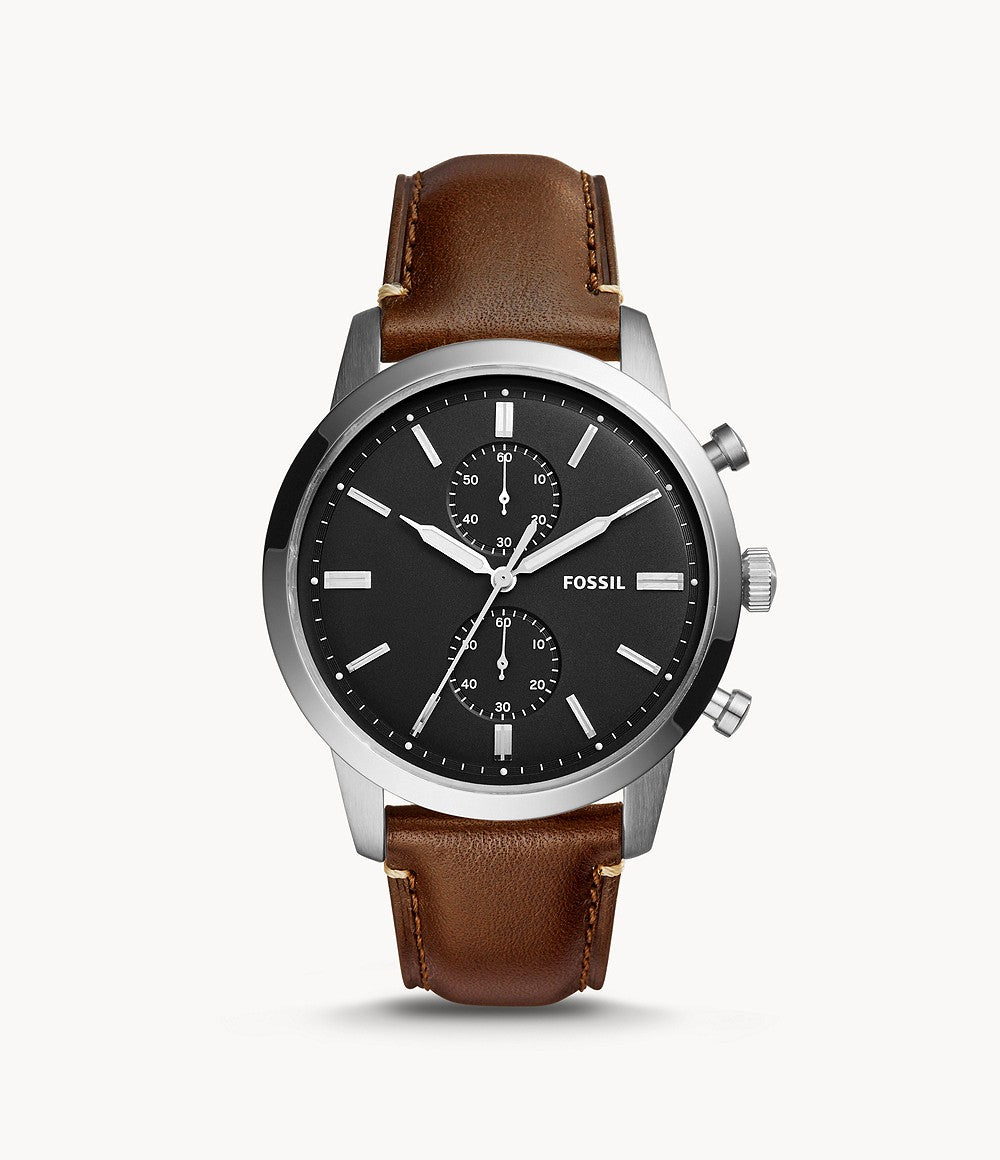 Townsman 44mm Chronograph Brown Watch (Model: FS5280)