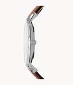 Fossil Men's Minimalist Stainless Steel Slim Casual Watch (Model: FS5304)