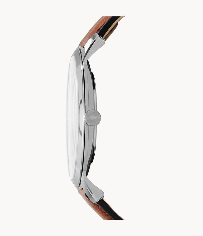 Fossil Men's Minimalist Stainless Steel Slim Casual Watch (Model: FS5304) Main Image