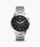 Fossil Men’s Chronograph Quartz Stainless Steel Black Dial 44mm Watch FS5384