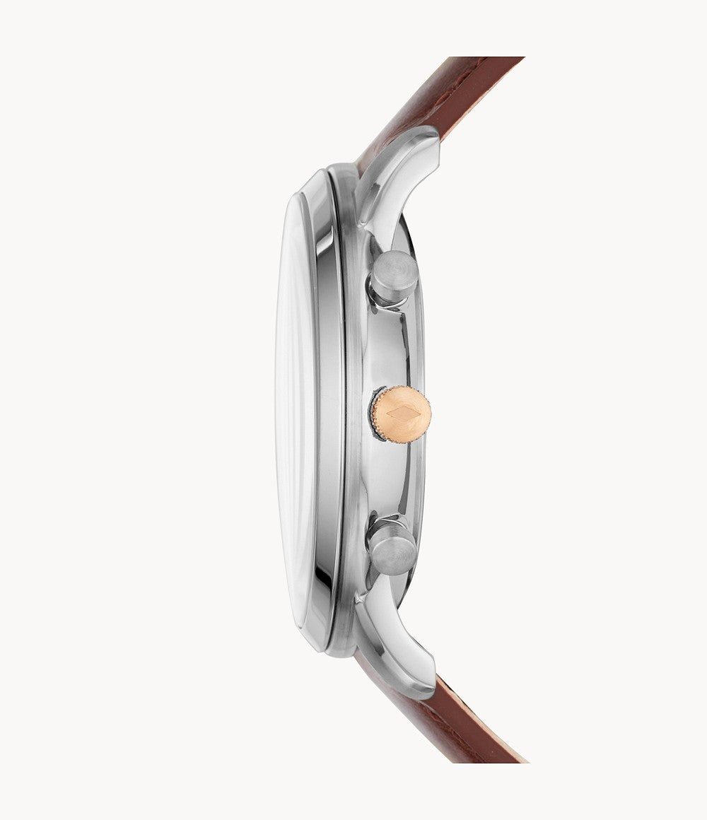 Neutra Chronograph Light Brown Leather Watch (Model: FS5408)