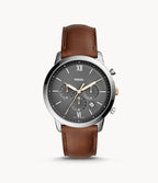 Neutra Chronograph Light Brown Leather Watch (Model: FS5408)