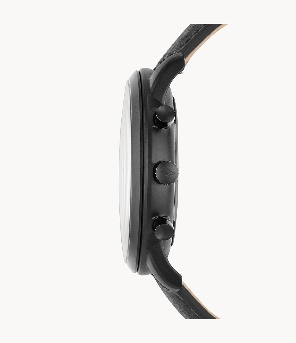 Neutra Chronograph Black Leather Watch (Model: FS5503)