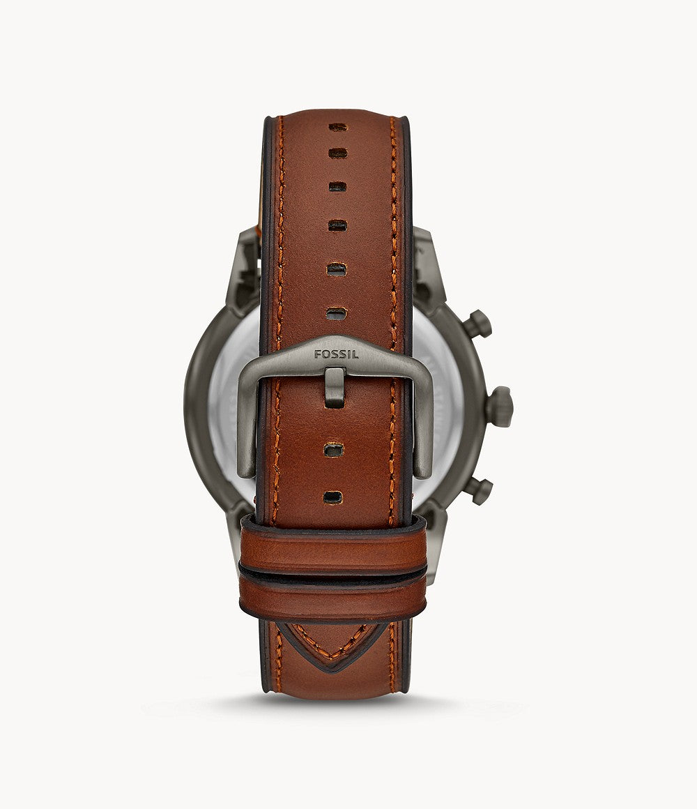 Townsman Chronograph Amber Leather Watch (Model: FS5522)
