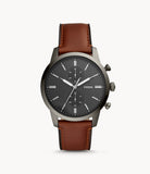 Townsman Chronograph Amber Leather Watch (Model: FS5522)