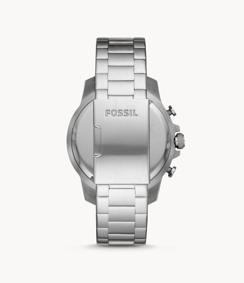 Fossil Men’s Chronograph Quartz Stainless Steel Blue Dial 46mm Watch FS5604