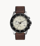 Fossil FS-5674 Leather Strap Men’s Watch