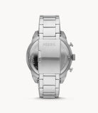 Fossil Men’s Chronograph Quartz Stainless Steel Black Dial 50mm Watch FS5710