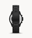 Fossil Men’s Chronograph Quartz Stainless Steel Black Dial 44mm Watch FS5773