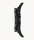 Fossil Men’s Chronograph Quartz Stainless Steel Black Dial 44mm Watch FS5773