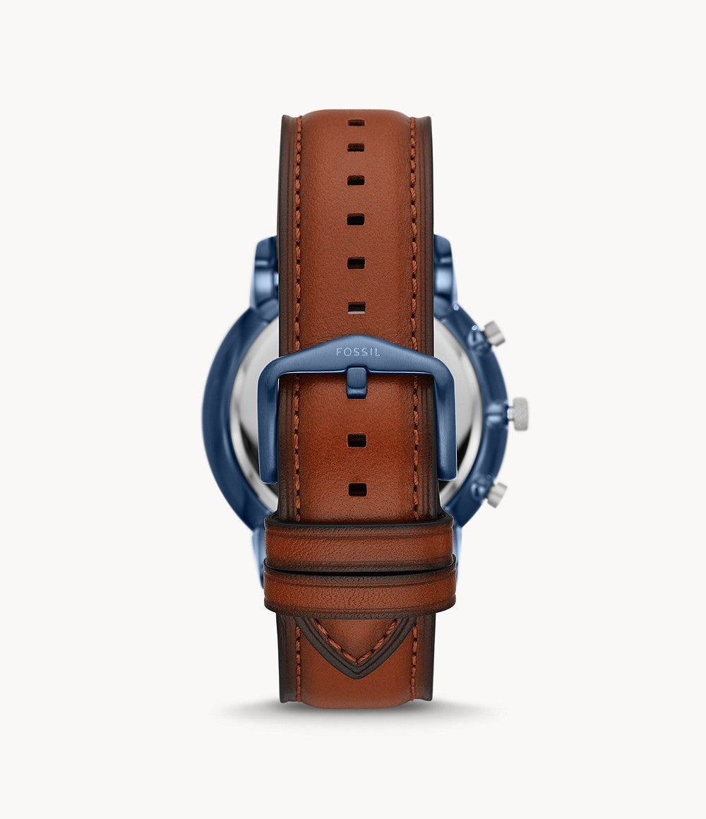 Neutra Chronograph Luggage Leather Watch (Model: FS5791)