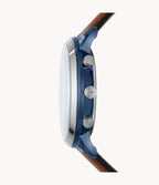 Neutra Chronograph Luggage Leather Watch (Model: FS5791)