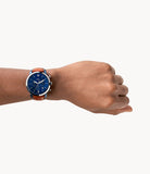 Neutra Chronograph Luggage Leather Watch (Model: FS5791)