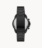 Fossil Bronson Black Stainless Steel Black Dial Chronograph Quartz Watch for Gents – FS5853