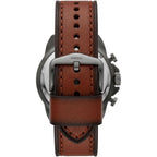 Fossil 44 mm Bronson Chronograph Leather Watch - FS5855