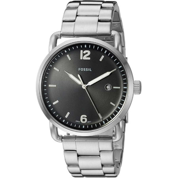 Fossil Men’s Quartz Stainless Steel Black Dial 42mm Watch FS5391